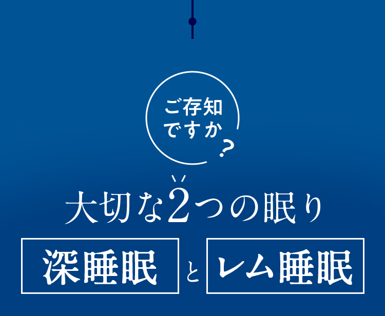 大切な2つの眠り